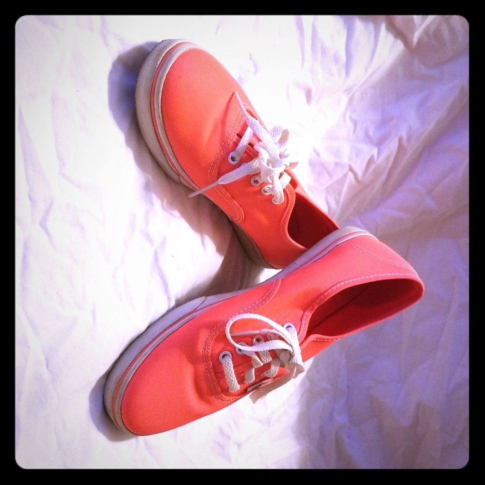 Bright Pink Neon Van's